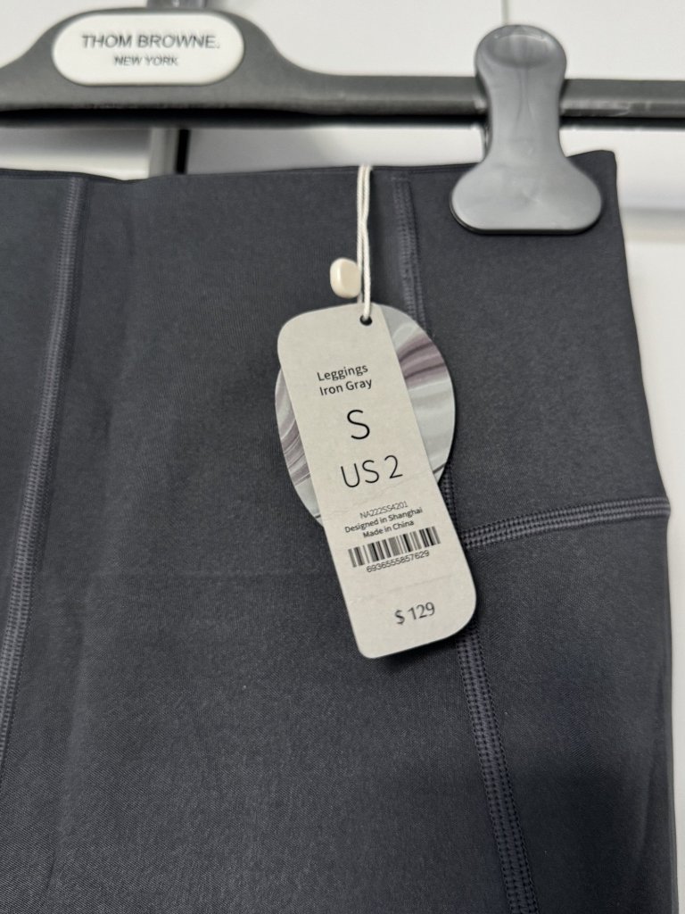 Nwt Neiwai High Rise Leggings Iron Gray — image 2 of 3